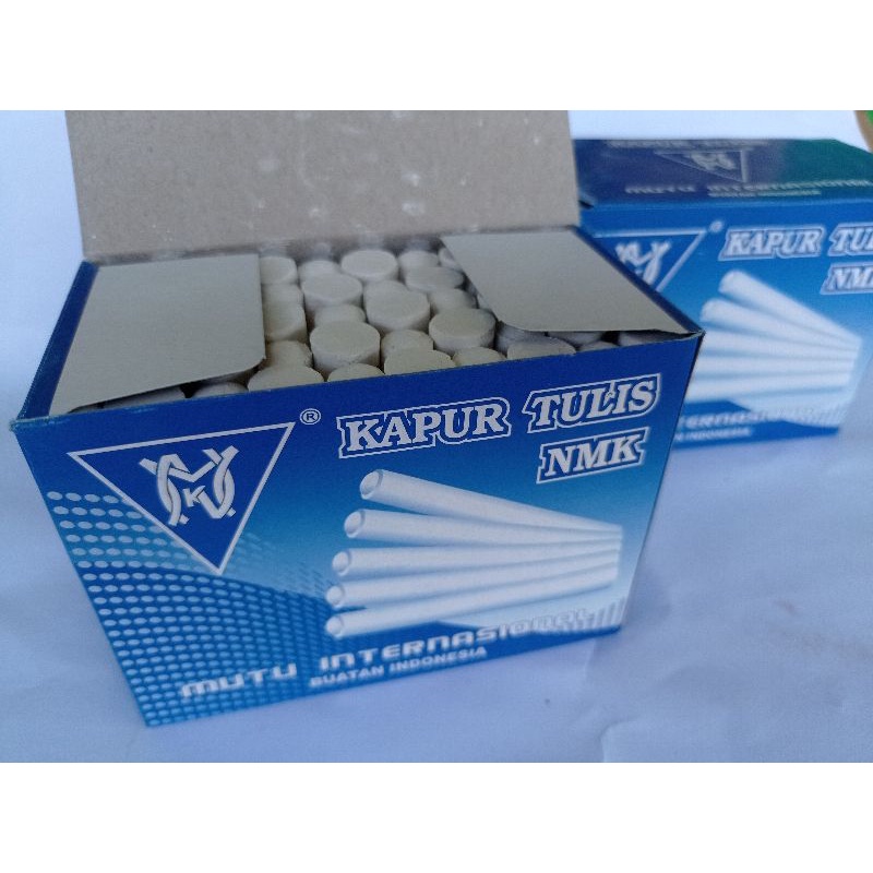 Kapur Papan Tulis Berwarna Original NMK isi 72 pcs Berkualitas Non Toxic Bebas Debu