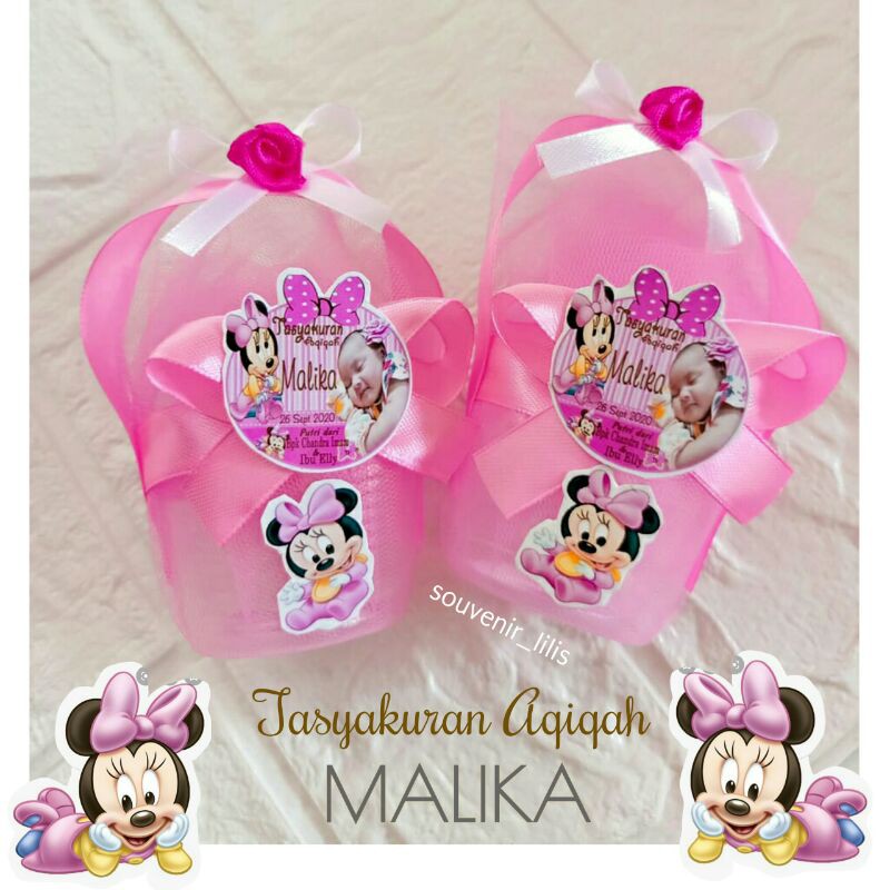 Souvenir aqiqah tempat telur