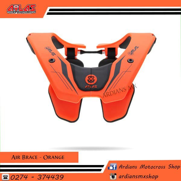 ATLAS - NECK  BRACE - AIR BRACE - PELINDUNG LEHER - TRAIL ENDURO CROSS TRABAS BALAP