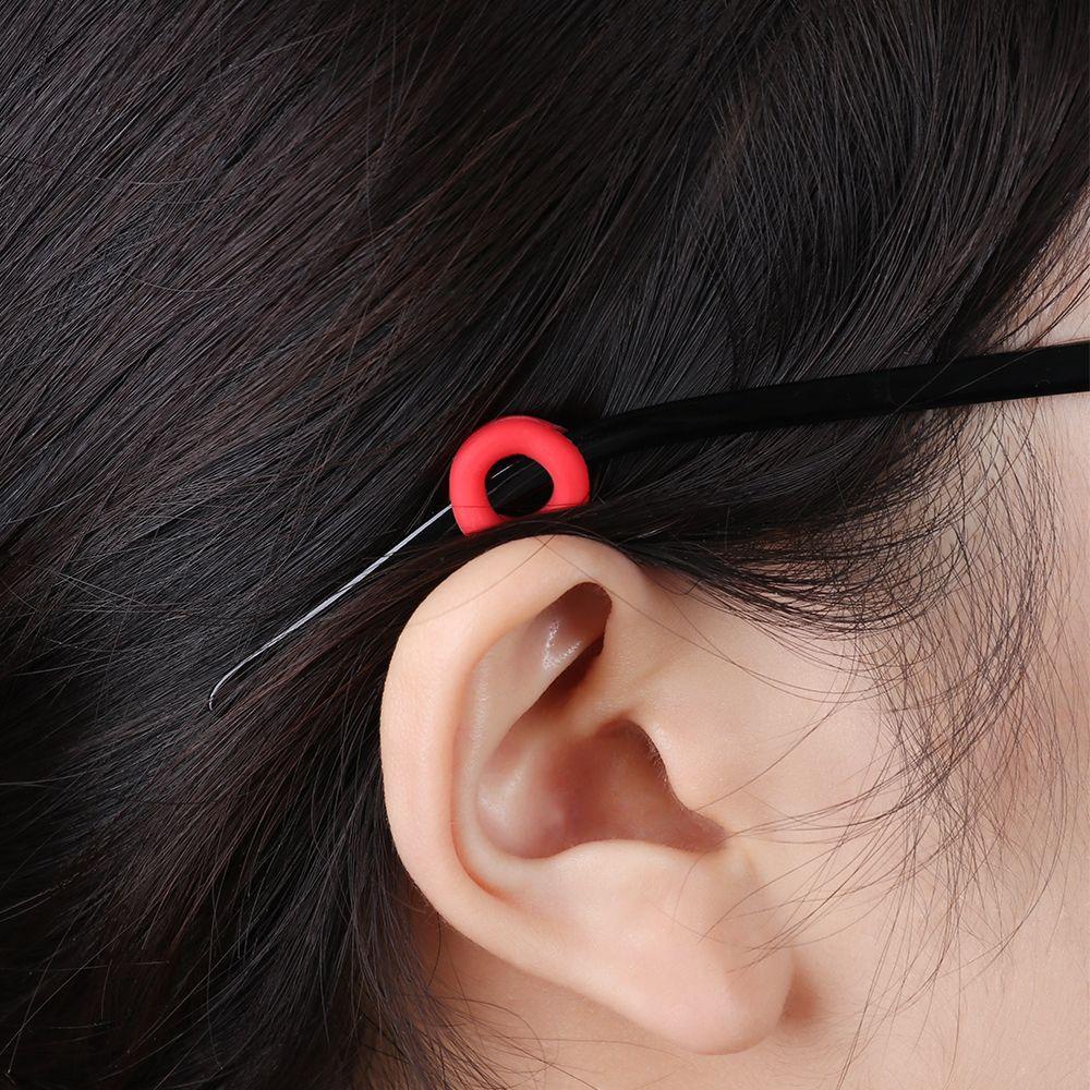 Lily Kait Telinga Kacamata Bulat High quality Hook Grips Eyeglasses Anti Slip Silicone Grips