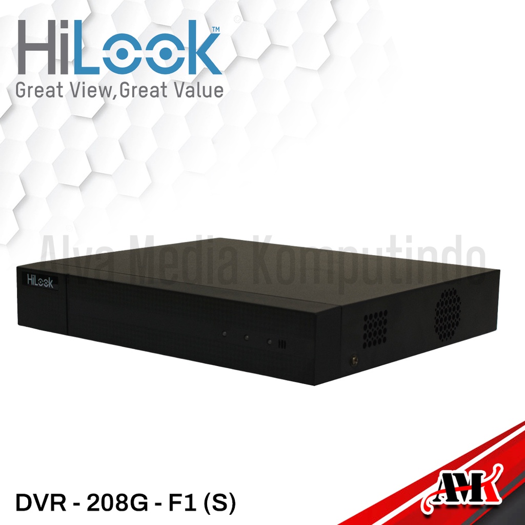 DVR Hiloook 8 Channel 1080P 2MP Support Sound DVR Hilook 2MP DVR-208G-M1 Garansi Resmi