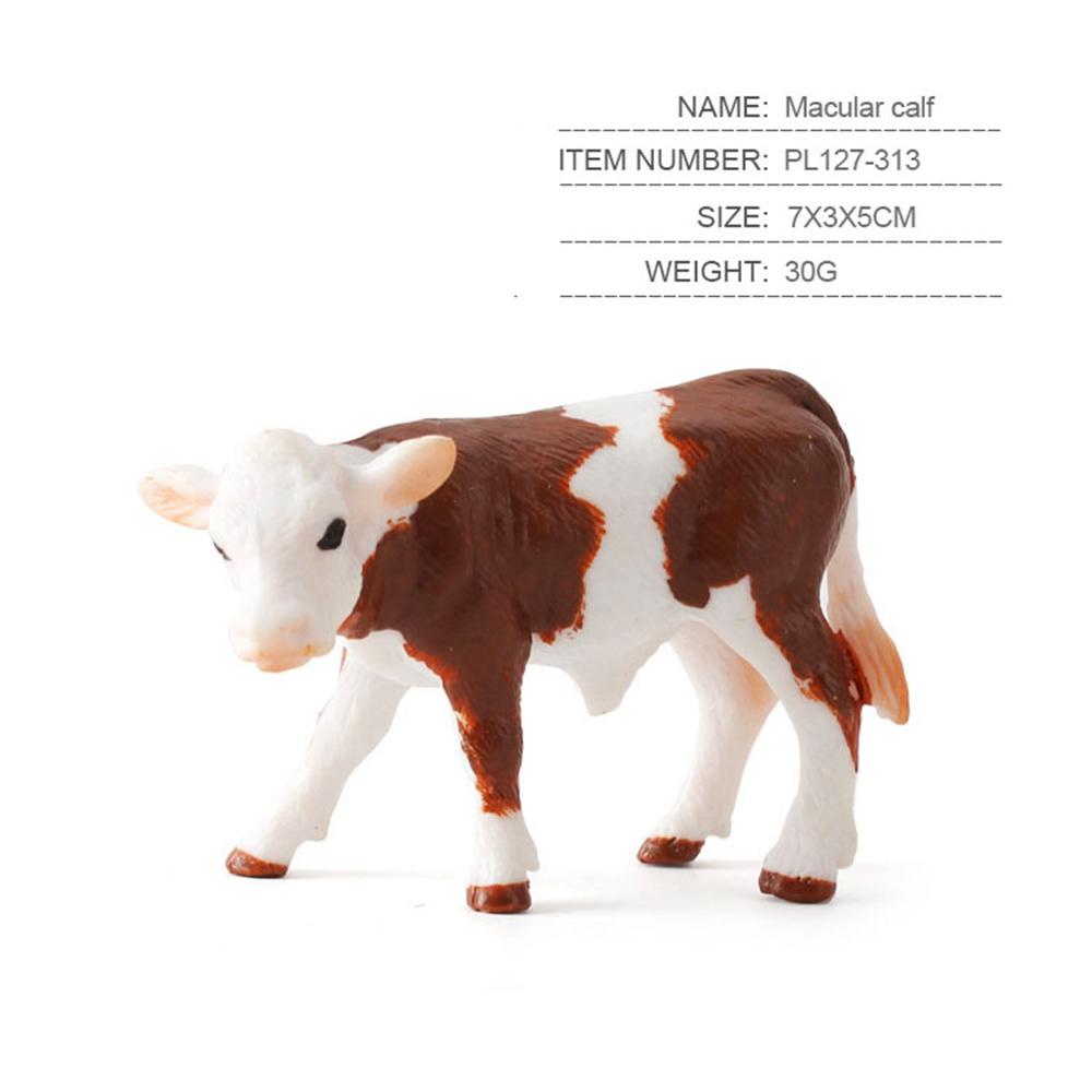 Populer 1 /6pcs Cow Action Figure Multistyles Fun Toys Model Anak Anak Bayi Model Plastik