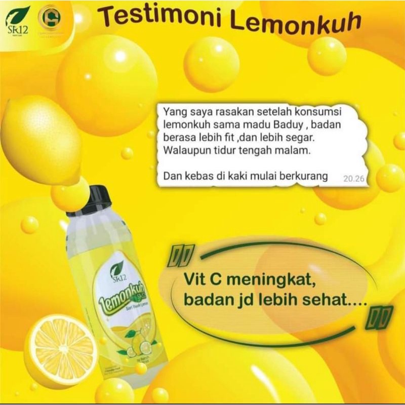 

Lemonkuh sr12 / 99% perasaan buah lemon asli