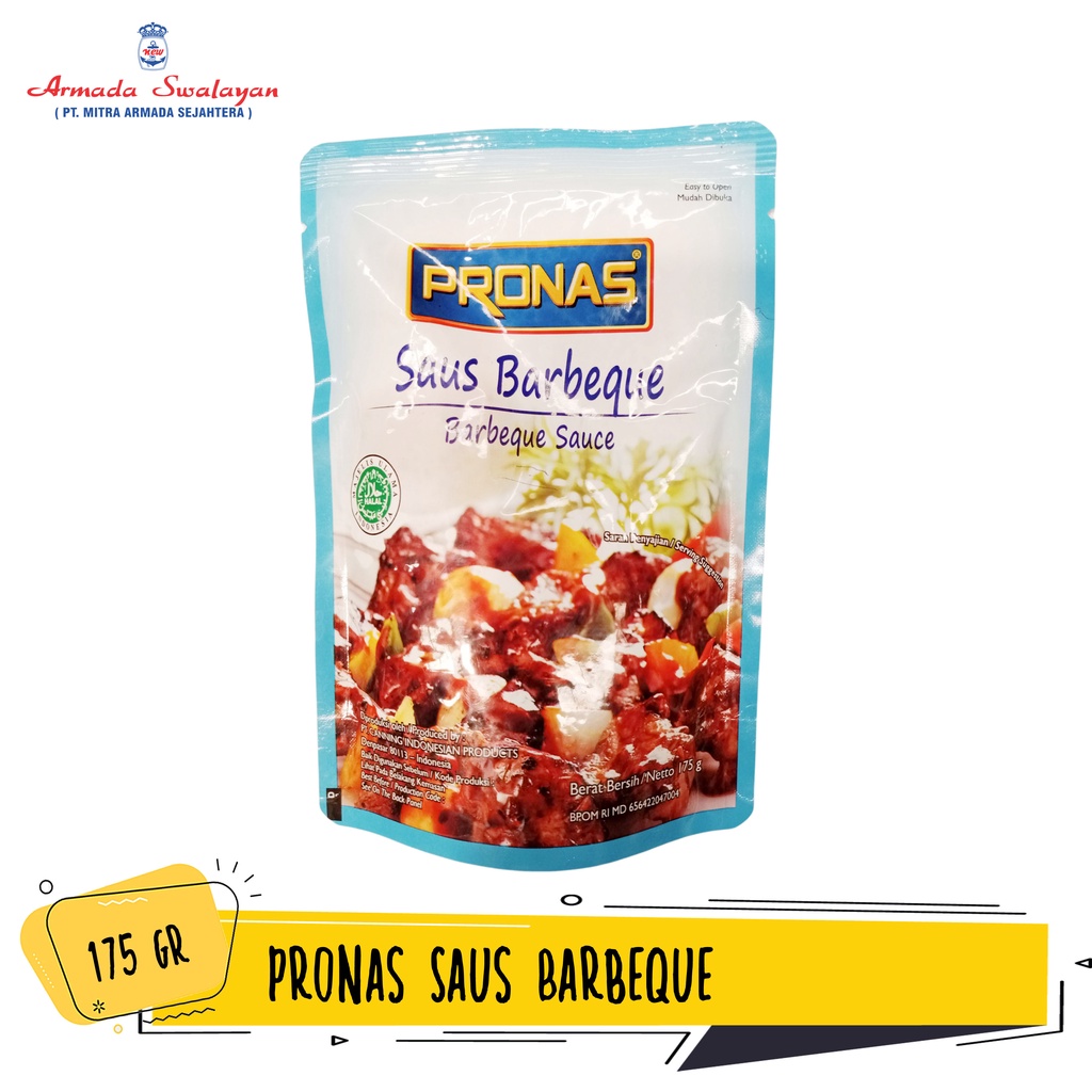 

Pronas Saus Barbeque | Pronas Saus Lada Hitam