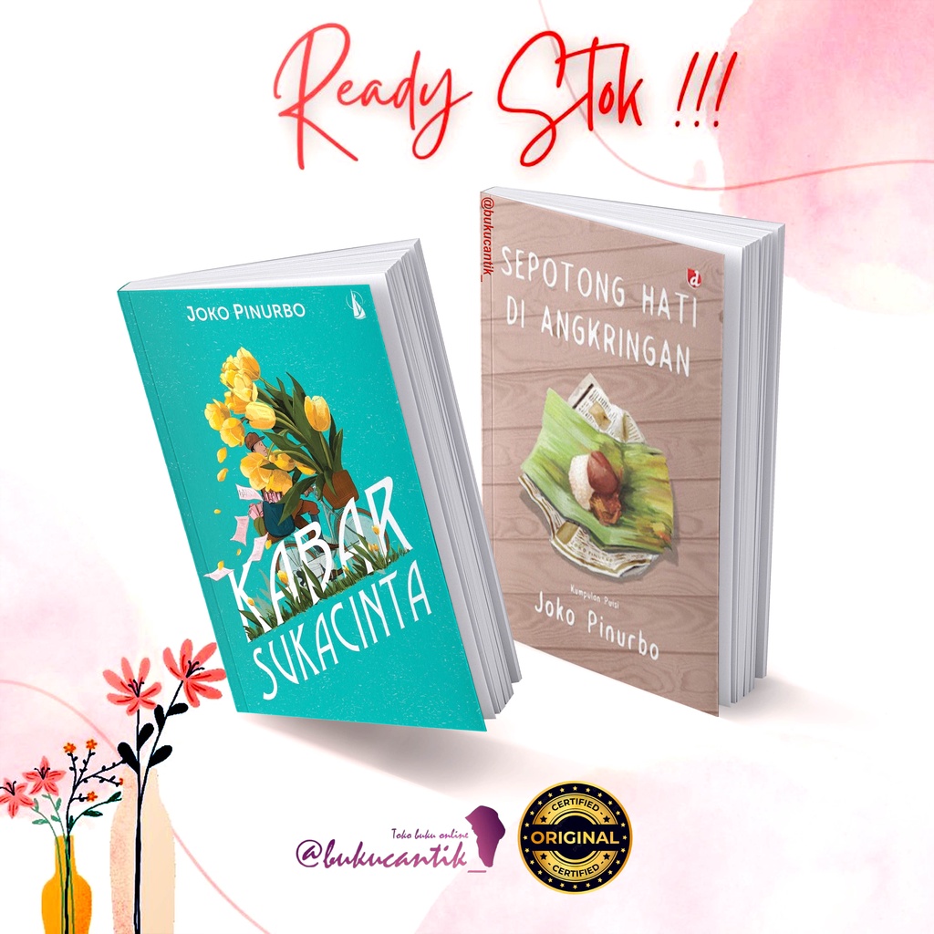 paket 2 buku sepotong hati di angkringan dan kabar sukacinta