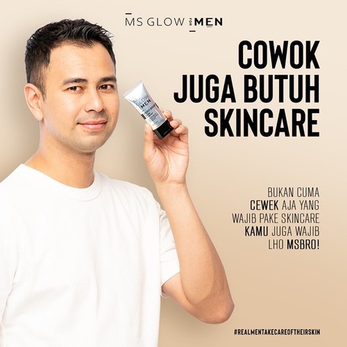 MS Glow For Men Energy Bright Cream GIRLSNEED77 Krim Siang Malam Perawatam Pelembab Wajah