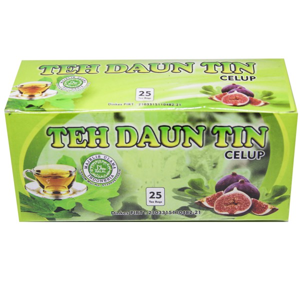 

Teh Daun Tin Teh Celup Daun Tin (Isi 25 Bag)(HALAL) Untuk Darah Tinggi / HALAL / IZIN DINKES