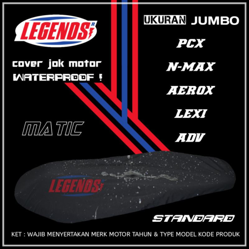 Cover Jok Motor PCX,NMAX,AEROX,LEXI / Sarung Jok Anti Air
