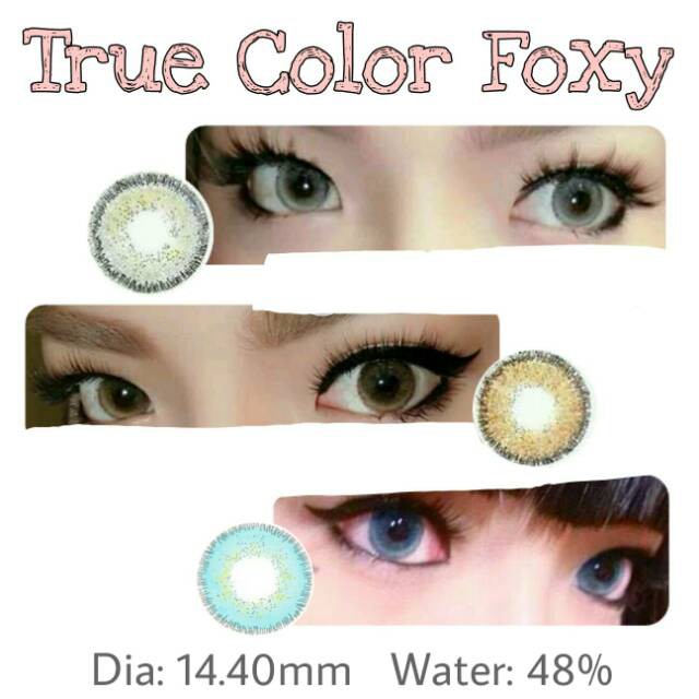 SOFTLENS FOXY BLUE NORMAL 14.4MM