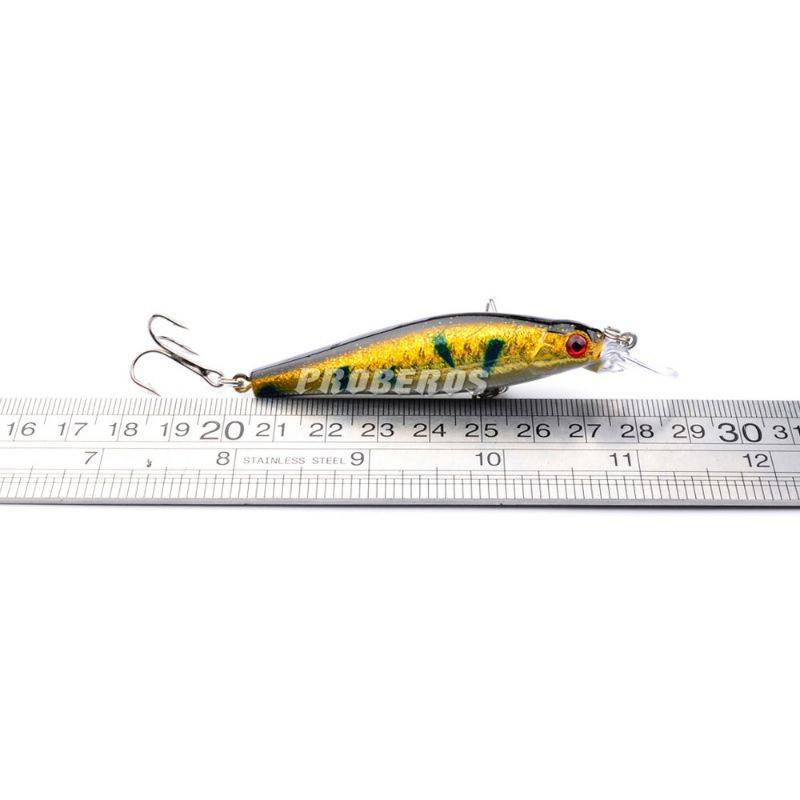 Paket Umpan pancing lure minnow 5 pcs mix hard bait impor merk proberos