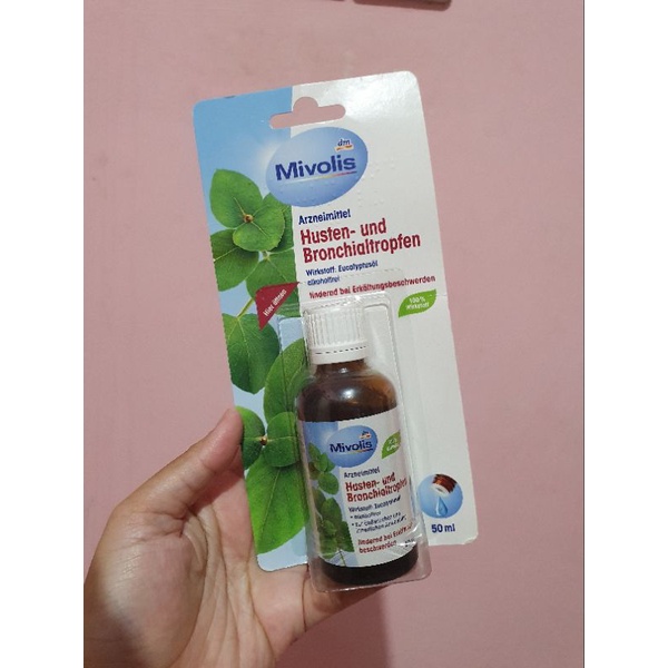 mivolis eucalyptus oil/ cough and bronchial drops/ husten und bronchialtropfen original germany