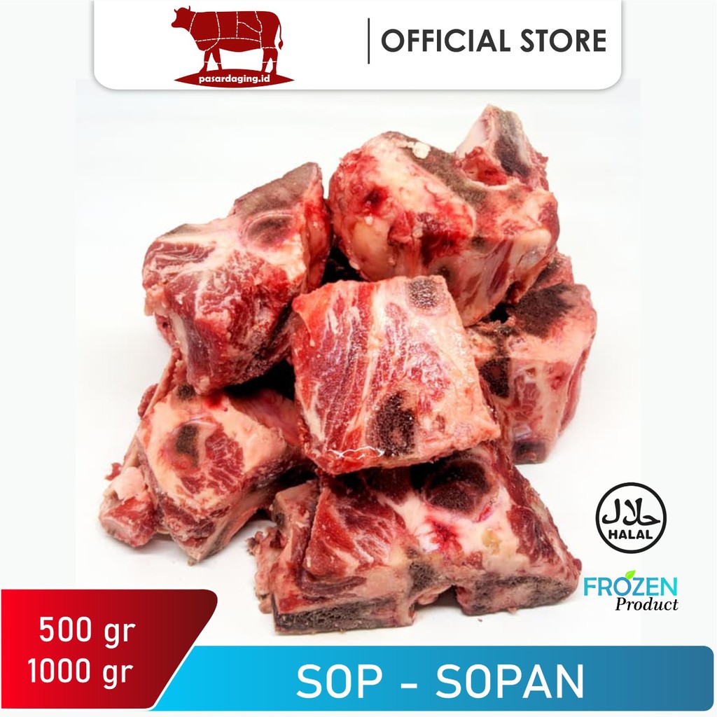 

TULANG SAPI SOP-SOPAN / DAGING SAPI IMPORT AUSTRALIA / PREMIUM