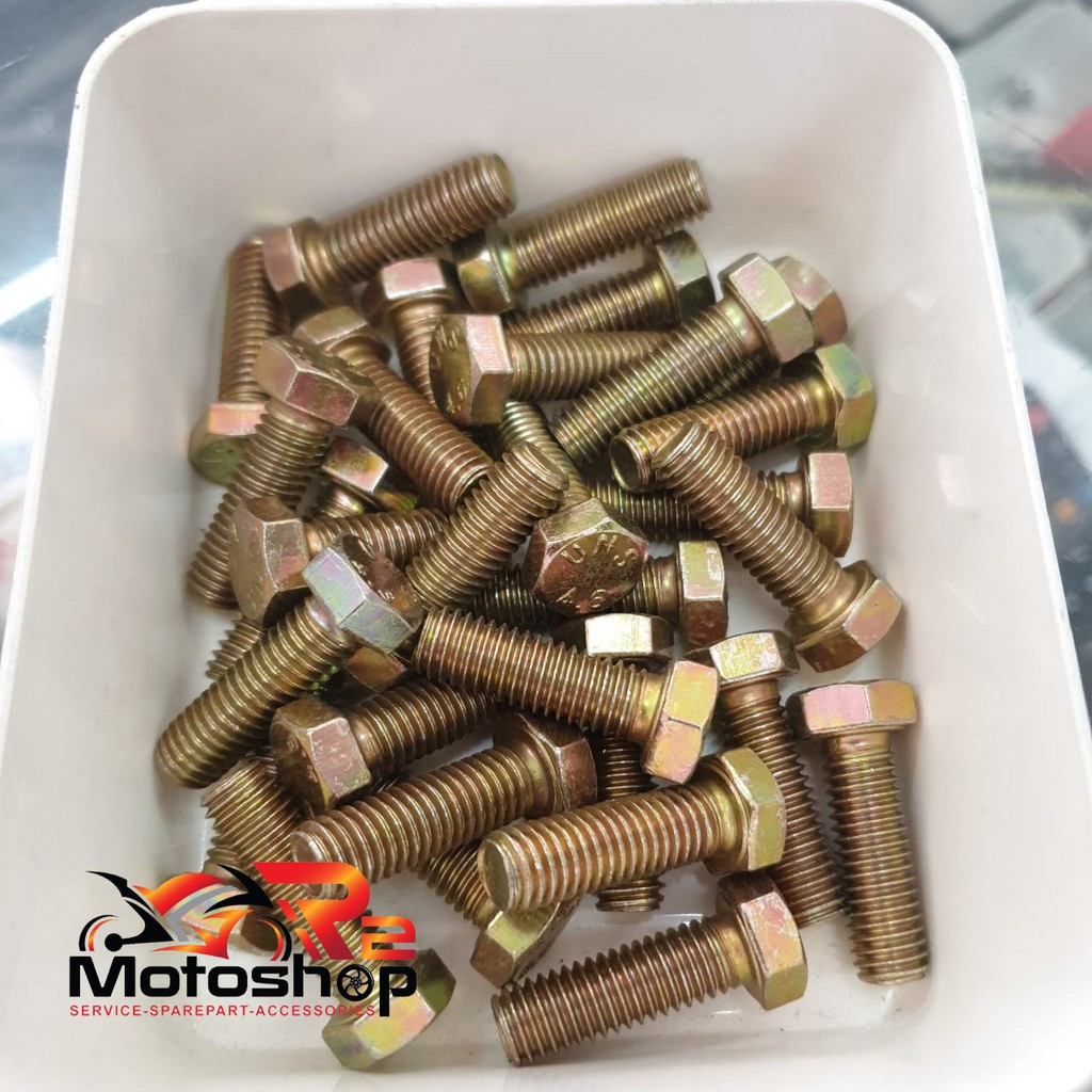 BAUT 12 FULL DRAT PANJANG 2,5 CM