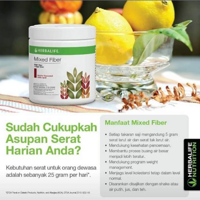 Mixed fiber herbalife