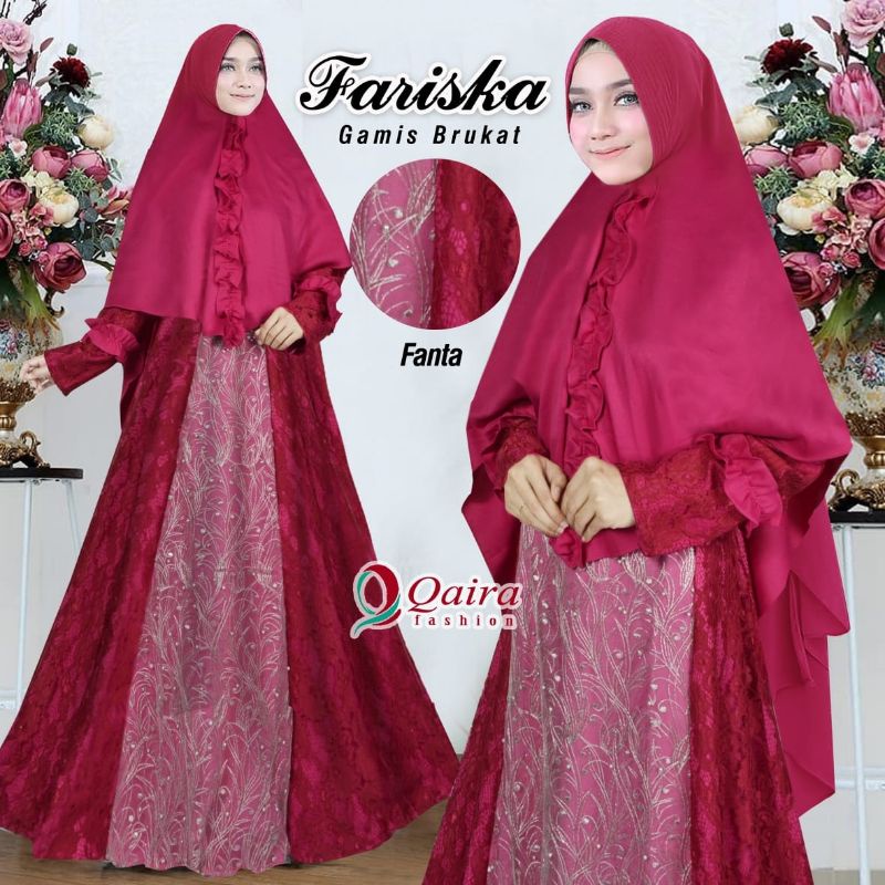 Terbaru Busana Muslim Gamis Murah 2021 Gaun Pesta Muslimah Baju Pesta Wanita Kondangan Mewah jumbo G