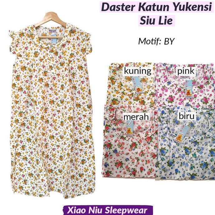 daster katun yukensi siu lie / baju tidur wanita - dst. yks 75 lika store