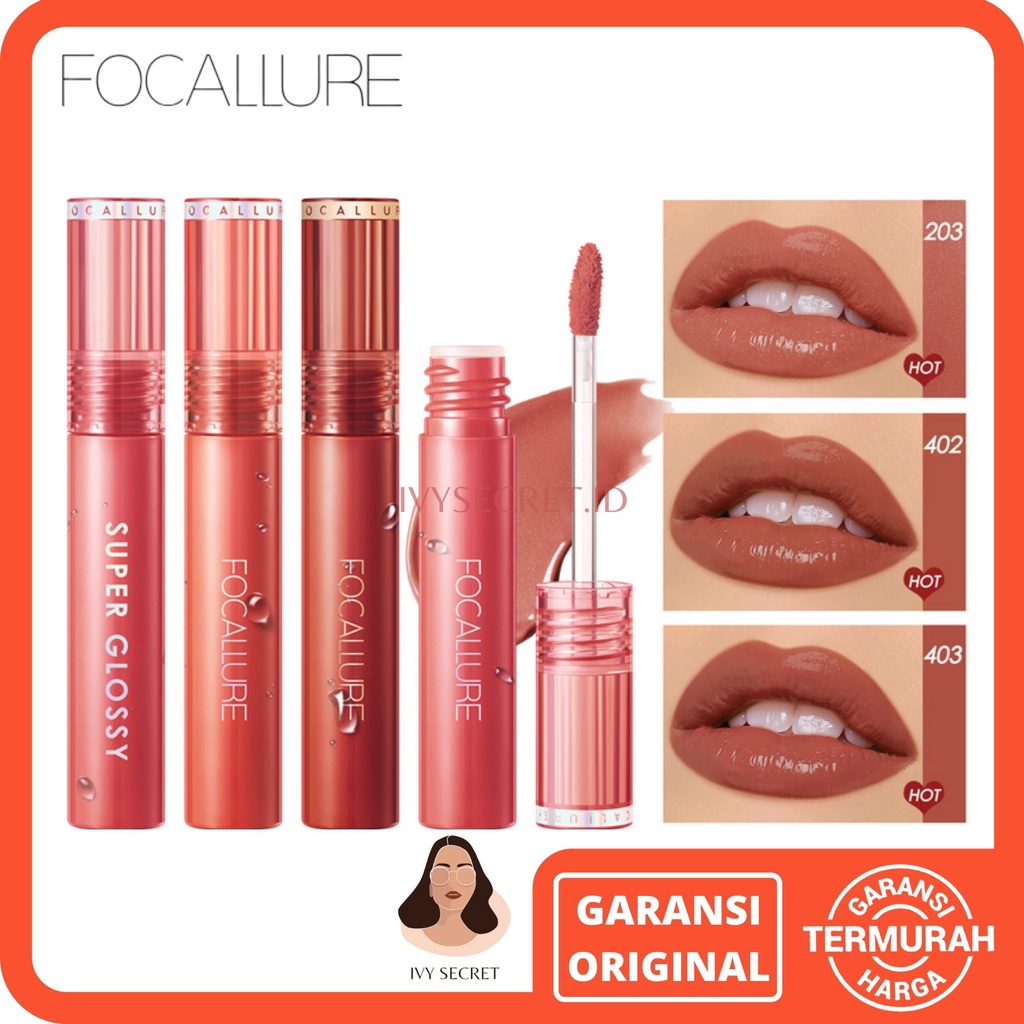 Focallure Jelly Clear Dewy Lip Tint Focallure Liptint Focallure Lip Gloss Focallure Lipgloss Focallure Lipstik Focallure Lipstick Focallure