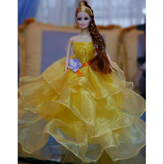 barbie doll gaun