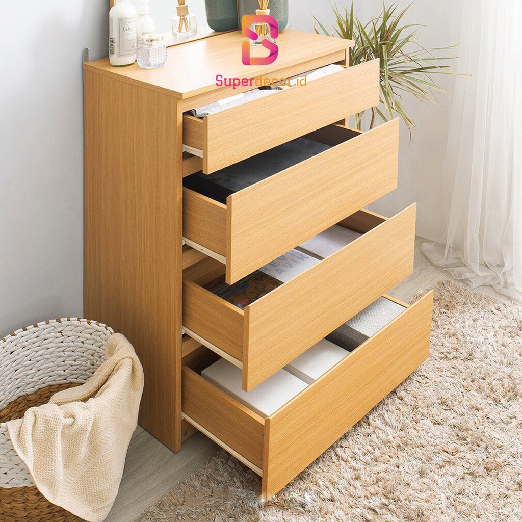 Lemari Laci 4 Susu Minimalis / Drawer 4 Susun
