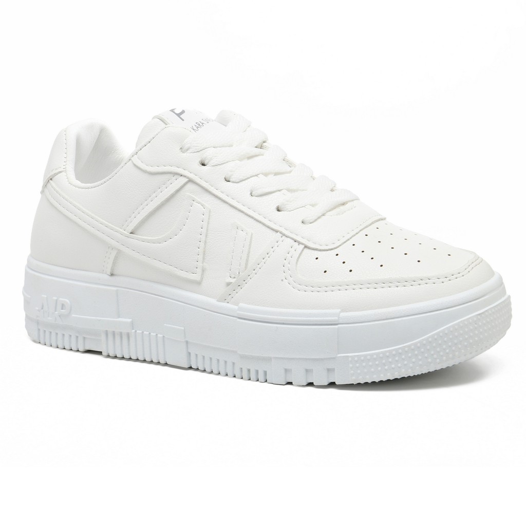 PVN Kara Sepatu Sneakers Wanita Sport Shoes 372-White