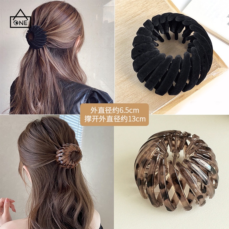 [COD❤️]Ikat Rambut Jepit Rambut Wanita Ikat kepala Korea Fashion Simple Jepit Salon Rambut Ikat Rambu A.one