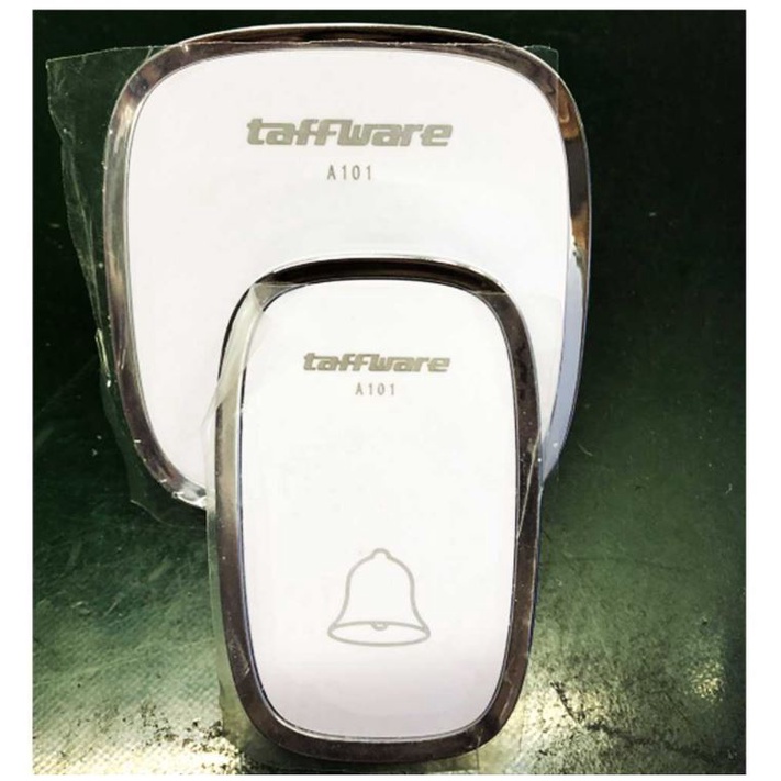 Taffware A101 Bel pintu rumah tanpa kabel wireless premium 36 nada : ada Assalamualaikum, Jingle bel, Doraemon dll cocok untuk gudang pos satpam rumah ruko rukan townhouse kontrakan kost kostan kamar