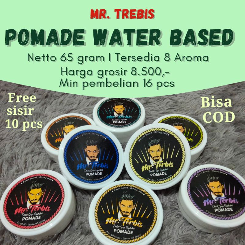 Waterbased Pomade Grosir Minimal Pembelian 16 Pcs Termurah &amp; Kualitas Premium