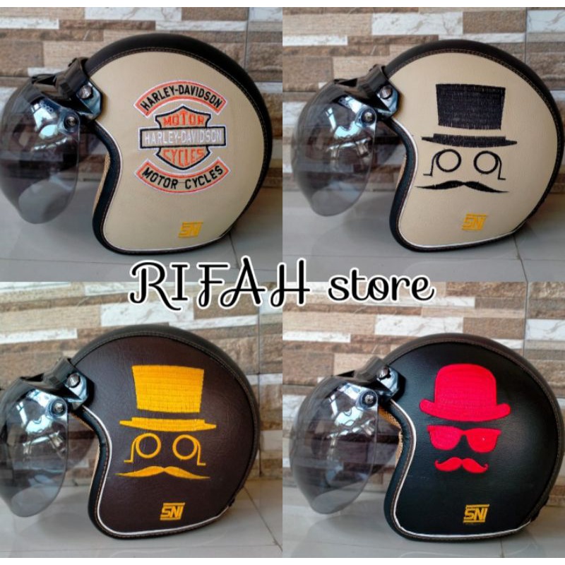 HELM BOGO KULIT SUPER,HELM BOGO KWALITAS TINGGI,HELM BOGO KULIT,HELM BOGO LAKI2,HELM BOGO DEWASA