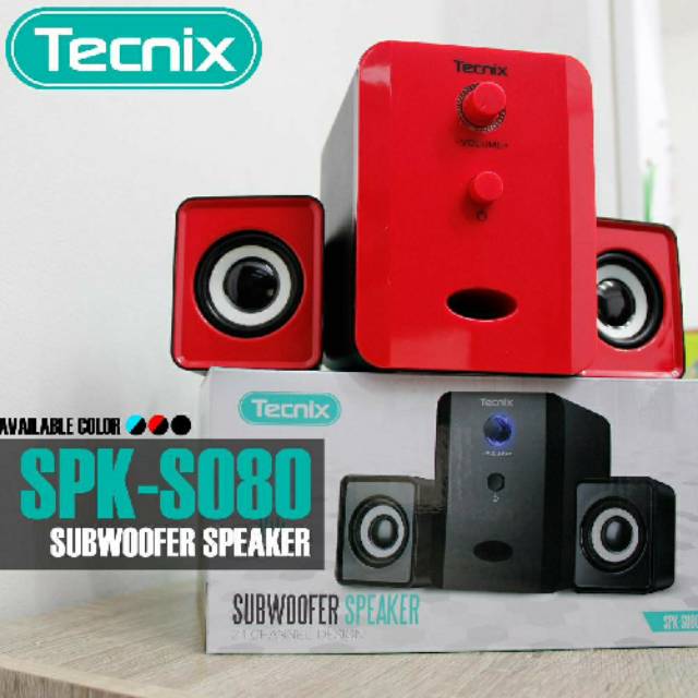 Speaker subwoffer tecnix spk s080. extra power sound.