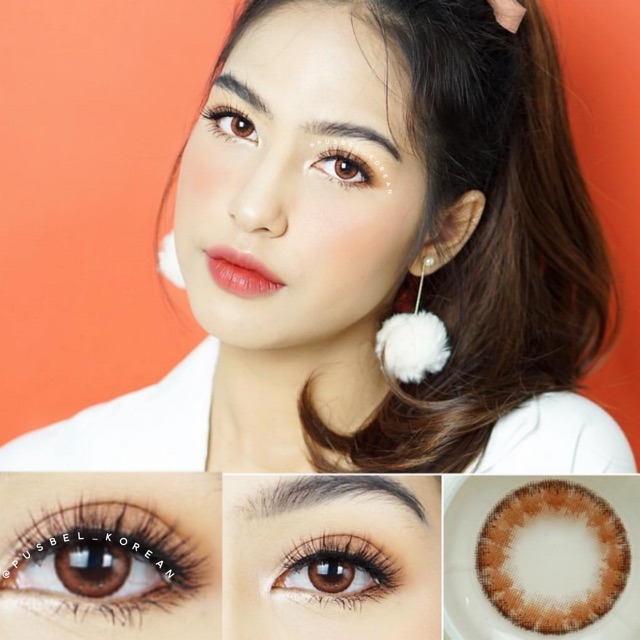 Groove gray &amp; brown softlens original korea