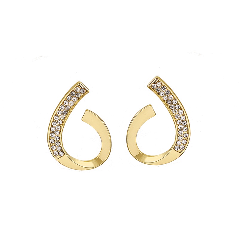 Korea Dongdaemun sterling silver jarum Hollow Air Tetes Elegan liar tindik anting-anting anting-anti