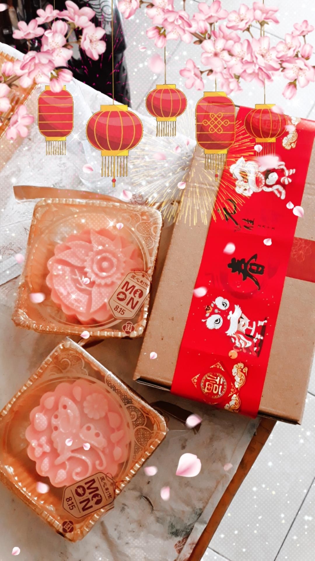 Sticker Segel Toples Imlek Fu Sincia Cny Chinese New Year