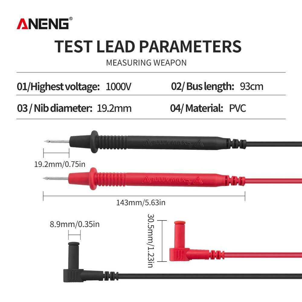 ANENG Digital Multimeter Voltage Tester Clamp - ST201