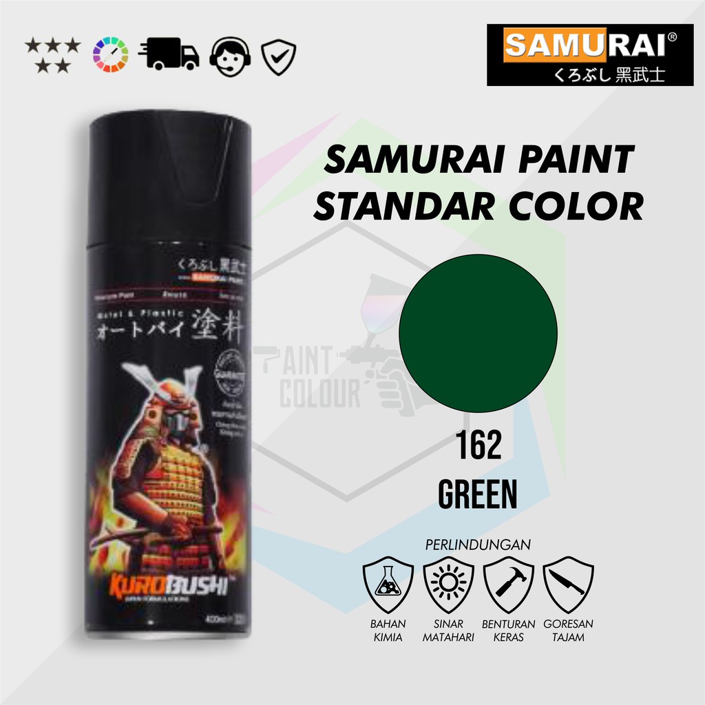 Samurai Paint 162 Green Cat Semprot