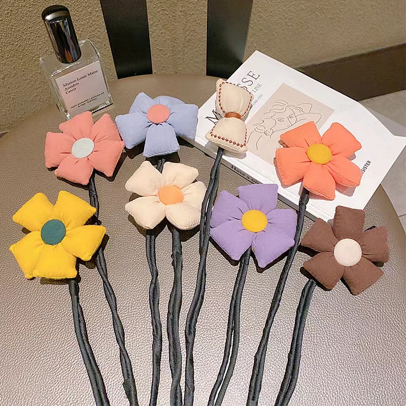 (COD)Jepit Anak Motif Bunga Besar Model Korea Import