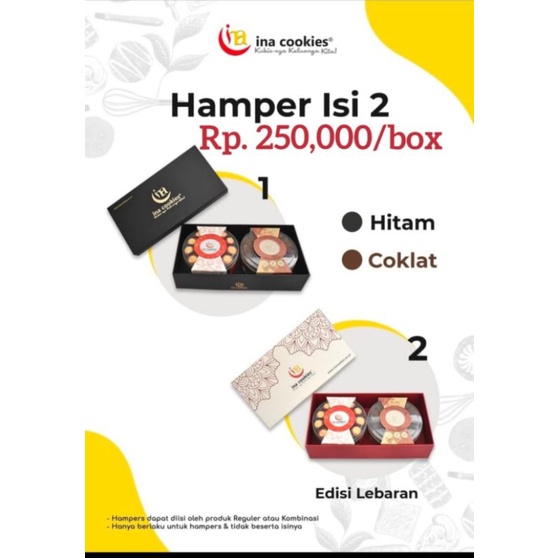 

Ina Cookies - Kue Kering Lebaran - Hamper Lebaran - Parcel Lebaran