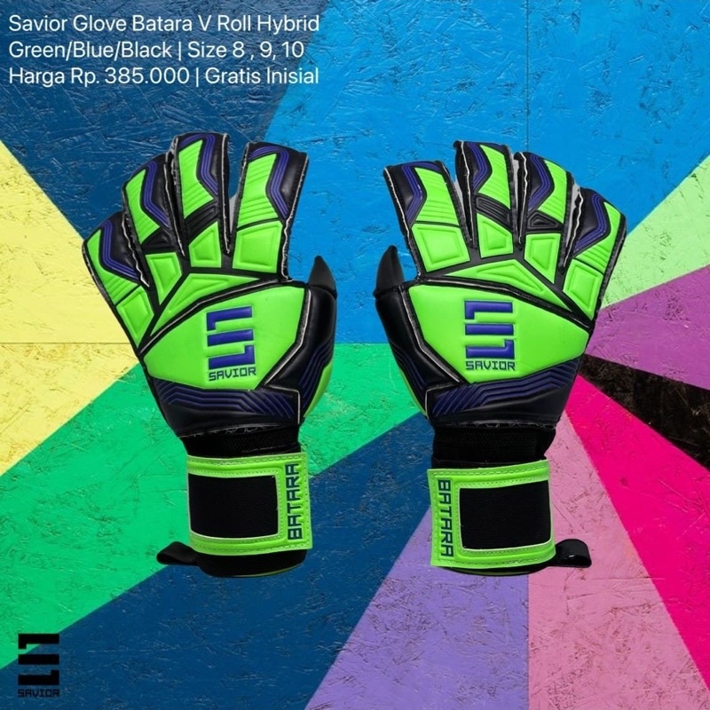 SAVIOR BATARA HIJAU UNGU SARUNG TANGAN KIPER ORIGINAL