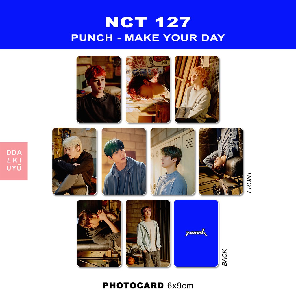 NCT 127 - photocard [PUNCH] Make Your Day