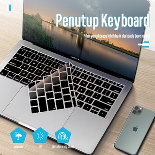 Keyboard komputer Apple film tahan debu keyboard silikon lembut film pelindung tahan air tidak jatuh