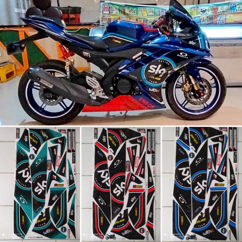 (COD) striping variasi r15 v2 sky semi ful