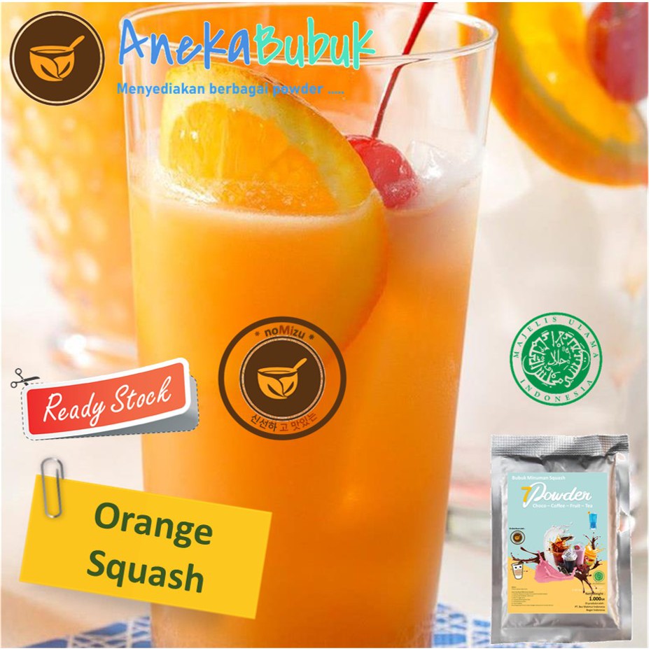 

SQUASH ORANGE 1kg - Serbuk Minuman Squash Rasa Jeruk Orange Tanpa Creamer 1kg