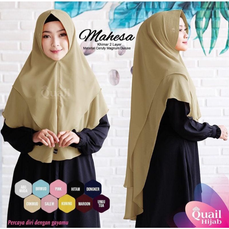 Mahesa Khimar ori quail hijab