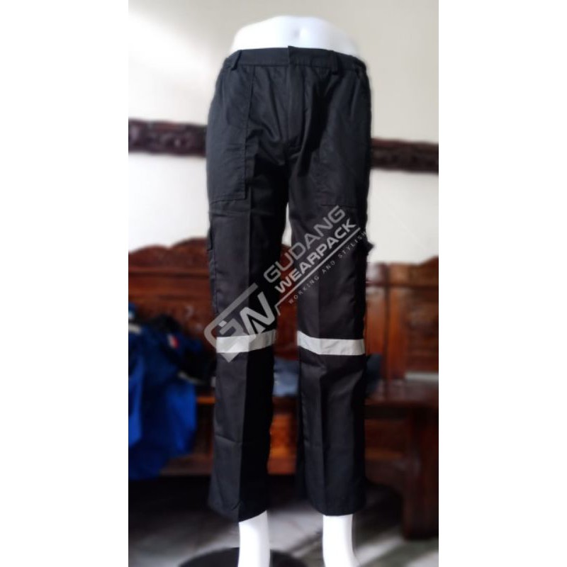 CELANA KERJA Gudang Wearpack - Celana Kerja Seragam Proyek Warna Hitam