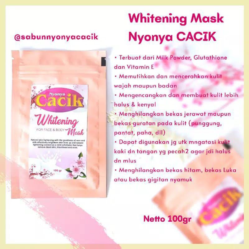 WHITENING MASK NYONYA CACIK