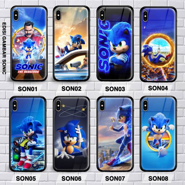 CUSTOM CASE SONIC OPPO NEO 9/A37/A39/A57/A71/A83/A7/A5S/A5/A3S/A3/F7 YOUTH PREMIUM GLASS CASE