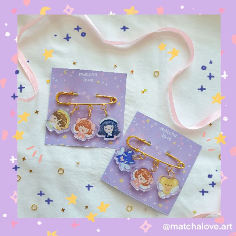 

Sakura Cardcaptor/ Sailor Moon Bag Pin