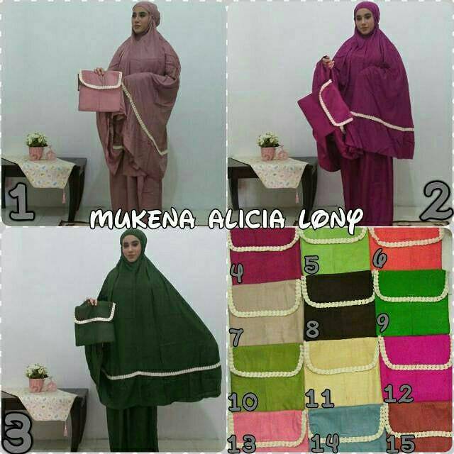 Mukena katun rayon polos