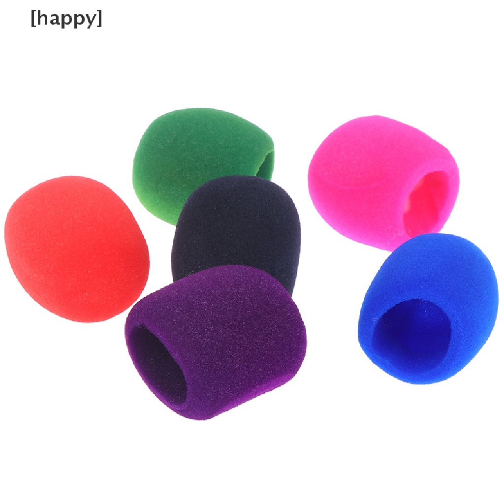 HA 5PC Microphone Headset Grill Windscreen Sponge Foam Cover For Recording Mic ID