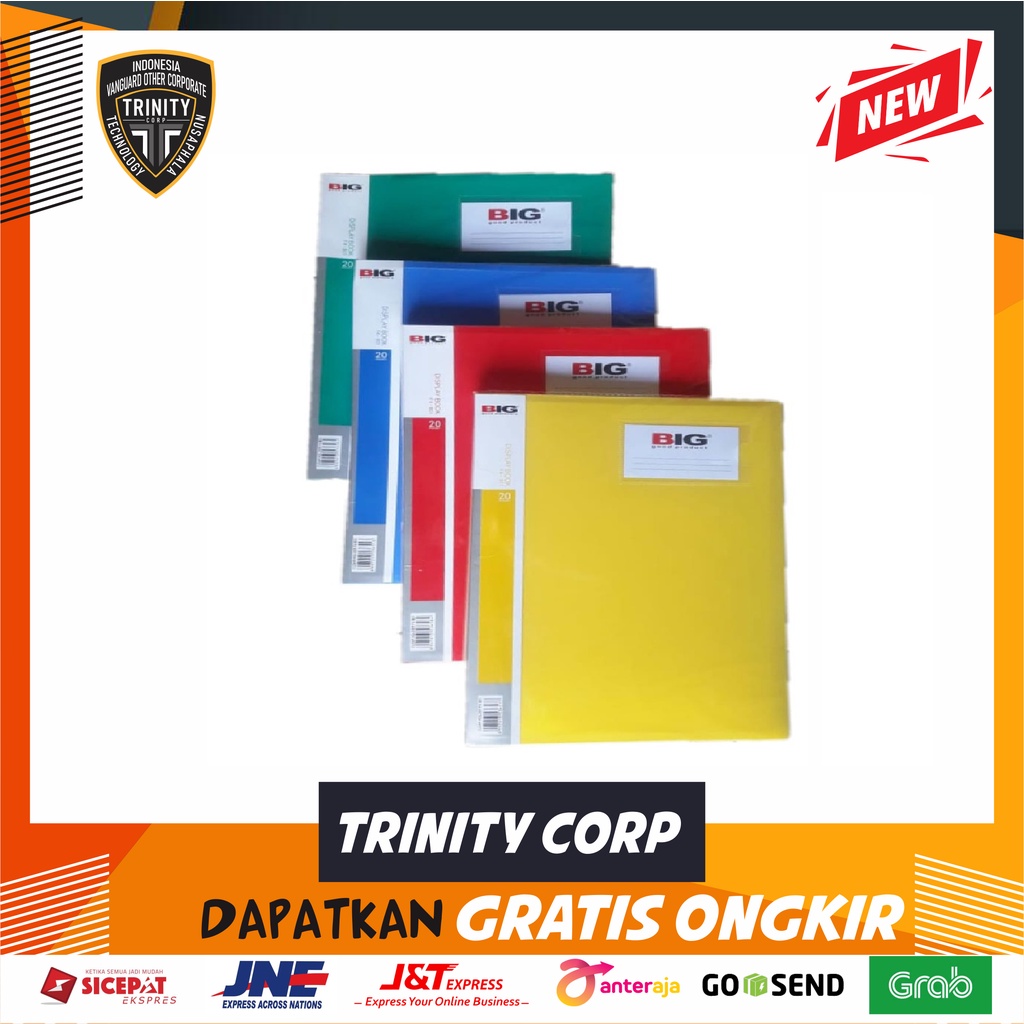 

DISPLAY BOOK BIG / CLEAR HOLDER ISI 20 LEMBAR PER PCS
