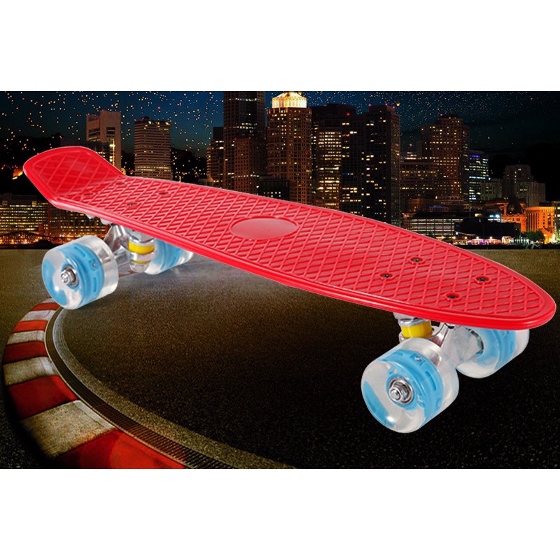 Pennyboard Penny Board Skateboard Fish Banana Board 22 56cm